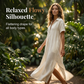 👗 PROMO LIMITÉE -50% ! ✨ Robe Longue Femme Coton Lin – Légère Respirante, Coupe Ample Flatteuse, Poches Cachées, 8 Couleurs · S–3XL (EU34-56) 👍 30J Remboursé 💥