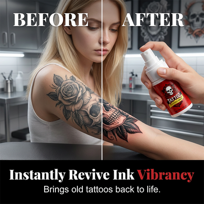 🥳💞 PROMO FLASH 50% ! Spray Hydratant Après-Tatouage – Brume Ultra-Fine, Apaise & Ravive les Couleurs, 30ml, +50 000 Vendus 🎨