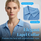 👚🧶 PROMO LIMITÉE 50% ! Chemise Boutonnée Femme Tricotée à Manches Courtes – Tissu Ajouré Respirant, 2 Poches, Coupe Légère, 2 Couleurs, Parfaite pour Superposition Estivale 🌞