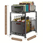 📦 PROMO FLASH : 50% DE RÉDUCTION ! Organisateur de Placard à Double Étagère Coulissante – 5 Réglages en Hauteur, Acier au Carbone & Sans Montage for un Rangement Optimal dans Toute la Maison ✨🏠