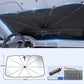 🚗🛡️ PROMO FLASH 50% ! Pare-Soleil Pliable pour Pare-Brise Voiture – Réfléchit 99% UV, Cadre 10 Baleines, 3 Couleurs, 2 Tailles, Maintient l'Intérieur Frais ☀️