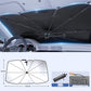 🚗🛡️ PROMO FLASH 50% ! Pare-Soleil Pliable pour Pare-Brise Voiture – Réfléchit 99% UV, Cadre 10 Baleines, 3 Couleurs, 2 Tailles, Maintient l'Intérieur Frais ☀️