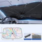🚗🛡️ PROMO FLASH 50% ! Pare-Soleil Pliable pour Pare-Brise Voiture – Réfléchit 99% UV, Cadre 10 Baleines, 3 Couleurs, 2 Tailles, Maintient l'Intérieur Frais ☀️