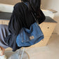 👖 -50% ! ✨ Sac Crossbody en Jean Rétro Grande Capacité – Denim + Métal – Léger & Élégant pour Quotidien Chic 👜