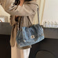 👖 -50% ! ✨ Sac Crossbody en Jean Rétro Grande Capacité – Denim + Métal – Léger & Élégant pour Quotidien Chic 👜