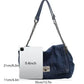 👖 -50% ! ✨ Sac Crossbody en Jean Rétro Grande Capacité – Denim + Métal – Léger & Élégant pour Quotidien Chic 👜