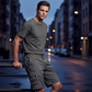 📢 OFFRE LIMITÉE -50% ! 👖 Short Cargo Homme – Taille Élastique, Multi-Poches & Tissu Polyester Durable – Confort et Style pour Toutes Vos Aventures Quotidiennes 🍁✨