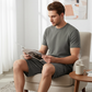 📢 OFFRE LIMITÉE -50% ! 👖 Short Cargo Homme – Taille Élastique, Multi-Poches & Tissu Polyester Durable – Confort et Style pour Toutes Vos Aventures Quotidiennes 🍁✨