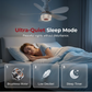 🌀🎵 PROMO FLASH 50% ! Ventilateur Plafond 3-en-1 – Lumière LED RGB, Enceinte Bluetooth, 3 Vitesses Silencieuses, Minuterie, Idéal Salon & Chambre 🛋️
