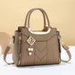 🌸👜 PROMO FLASH 50% ! Sac À Main Femme Élégant – Poignées & Bandoulière, Cuir PU, Texture Coutures en V, 8 Couleurs, Organisation Intelligente ✨