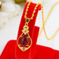 🍀💎 PROMO FLASH 50% ! Collier Trèfle & Goutte d'Eau – Finition Dorée, Élégant, Porte-Bonheur, Parfait Cadeau Chic & Quotidien ✨