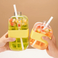 🏋️‍♂️ PROMO LIMITÉE -50% ! 🚰 Bouteille Cocktail 2-en-1 avec Moule à Glaçons Intégré – Sans BPA, Silicone Alimentaire, Anti-Fuite, 500ml/800ml, Idéale Gym & Outdoor 💪