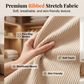 👚🌿 PROMO FLASH 50% ! Ensemble 3 Pièces Décontracté – Cardigan sans Manches, Top Court & Short Cordon – Tissu Côtelé Respirant, 9 Couleurs, Tailles S-3XL, Parfait pour la Maison & Sorties ✨