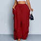 👖💨 PROMO FLASH 50% ! Pantalon Lanterne Femme – Coupe Large, Taille Élastique à Cordon, Jambes Amples, Léger & Confortable, Idéal Été & Quotidien ✨