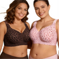 🏆🔥 PROMO -50% ! Soutien-Gorge Sans Armature Imprimé Léopard Femme – Support 3D Suspendu Mousse Mémoire Zéro Pression, Maintien Naturel Galbe Parfait, Confort Toute la Journée ✨