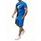👕🏃‍♂️ PROMO FLASH 50% ! Ensemble Homme Imprimé Graphique – Design Audacieux, Tissu Respirant, 3 Couleurs, 8 Tailles, Parfait Sport & Quotidien Décontracté ✨
