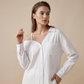 🔥👕 PROMO DERNIERS STOCKS 50% ! Chemisier Femme Décolleté Ballerine Boutonné – Tissu Léger Texturé, 5 Couleurs, 4 Tailles, Style Décontracté & Polyvalent 🎀