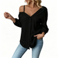 🔥👕 PROMO DERNIERS STOCKS 50% ! Chemisier Femme Décolleté Ballerine Boutonné – Tissu Léger Texturé, 5 Couleurs, 4 Tailles, Style Décontracté & Polyvalent 🎀