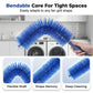 🧹🔄 PROMO SPÉCIALE 1 ACHETÉ, 1 OFFERT ! Brosse de Nettoyage Flexible 360° – Pliable, Poils Denses, Accès Complet, 2 Couleurs, Parfaite pour Interstices & Surfaces Délicates ✨