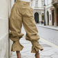 🎀✨ PROMO LIMITÉE 50% ! Pantalon Femme Plissé & Large – Taille Haute, Coupe Lanterne, Manchettes Froncées, Tissu Léger, Parfait pour Occasions Chic ou Décontractées 🍂