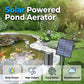 🐟 50% DE RÉDUCTION ! ☀️ Aérateur Solaire Bassin Pompe à Air – Panneau 7V/2,5W & PEVA/PET – Direct Soleil for Petit Étang & Aquarium