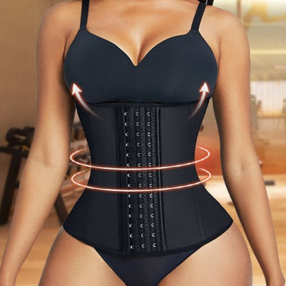 ✨🖤 PROMO FLASH 50% ! Corset Noir Femme – Sculpte la Silhouette, Respirant, Sans Couture, 5 Tailles, Parfait sous Vêtements & pour Post-Partum 🍃