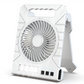 🌞🌬️ PROMO FLASH 50% ! Ventilateur d'Extérieur Double Alimentation Solaire & USB – 4000mAh, Lumière LED, Compact, Pliable, Parfait pour Camping & Urgences ✨