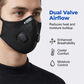 📢😷 PROMO FLASH 50% ! Masque Sport Réutilisable avec Filtre Charbon – 6 Filtres, Valves Double Flux, Léger, 2 Styles, Parfait pour Vélo, Course & Extérieur 🚴‍♂️