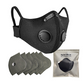 📢😷 PROMO FLASH 50% ! Masque Sport Réutilisable avec Filtre Charbon – 6 Filtres, Valves Double Flux, Léger, 2 Styles, Parfait pour Vélo, Course & Extérieur 🚴‍♂️
