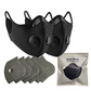 📢😷 PROMO FLASH 50% ! Masque Sport Réutilisable avec Filtre Charbon – 6 Filtres, Valves Double Flux, Léger, 2 Styles, Parfait pour Vélo, Course & Extérieur 🚴‍♂️