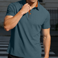 👔🌿 PROMO LIMITÉE 50% ! Chemise Homme à Col Texturé Contrasté – Respirante, Absorbante, 5 Couleurs, Taille S-3XL, Style Moderne & Durable ✨