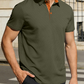 👔🌿 PROMO LIMITÉE 50% ! Chemise Homme à Col Texturé Contrasté – Respirante, Absorbante, 5 Couleurs, Taille S-3XL, Style Moderne & Durable ✨