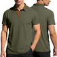 👔🌿 PROMO LIMITÉE 50% ! Chemise Homme à Col Texturé Contrasté – Respirante, Absorbante, 5 Couleurs, Taille S-3XL, Style Moderne & Durable ✨