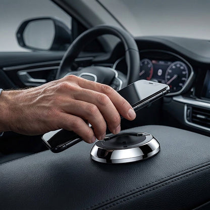 📱🅿️ PROMO LIMITÉE 50% ! Support Téléphone Voiture 2 en 1 – Plaque de Stationnement, Rotation 360°, Fixation Adhésive, 3 Couleurs, Compatible Tableau de Bord ✨