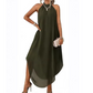 👗💃 PROMO LIMITÉE 50% ! Robe Femme Dos Nu & Ourlet Asymétrique – Coupe Loose, Tissu Fluide, 5 Couleurs, 5 Tailles, Moderne & Polyvalente ✨