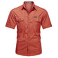 👕🔧 PROMO LIMITÉE 50% ! Chemise Tactique Homme Manches Courtes – 6 Poches, Épaulettes, Tissu Respirant, 5 Couleurs, 4 Tailles, Parfaite Outdoor & Aventure 🌿