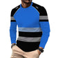 🏃‍♂️🔥 PROMO FLASH 50% ! Haut Sport Homme à Manches Longues – Respirant, Imprimé 3D Haute Visibilité, 10 Couleurs, 9 Tailles, Parfait Fitness & Extérieur ✨