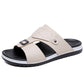 👞🏖️ PROMO FLASH 50% ! Sandales Slip-On Homme Simili Cuir – 2 Textures, Semelle Anti-Dérapante, 3 Couleurs, Pointures 39-48, Respirantes, Rembourrées ✨