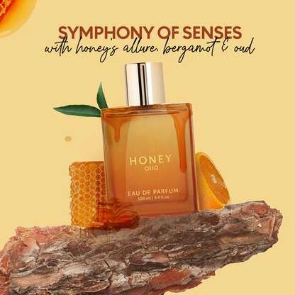 🍯 PROMO FLASH : 50% DE RÉDUCTION ! ✨ Parfum Honey OUD – 100ml – Miel Doré & Bois d’Agar for Femme & Homme 👑