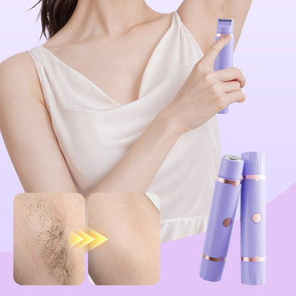 🪒✨ PROMO FLASH 50% ! Rasoir Électrique Femme 2 en 1 Sans Fil – Lames Douces, Double Tête, Silencieux, Recharge USB-C, 127g, 3 Couleurs, Visage & Corps 🧴
