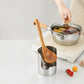 🔥 50 % DE RÉDUCTION ! 🍳 Organisateur d’Ustensiles de Cuisine Multifonctionnel – Acier Inoxydable – Design Vertical Compact & Base Stable pour Plan de Travail Rangé 🧂
