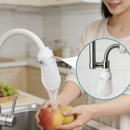 🚰✨ PROMO FLASH 50% ! Filtre Anti-Éclaboussures Robinet – 50 Pièces, Élimine Rouille & Sédiments, Compatible Robinets 2,5cm Max, Installation Facile 💧