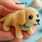🎁🐾 PROMO FLASH 50% ! Kit Créatif 3D Chiot en Perles – Sans Outils, Perles Réutilisables, 6 Modèles, Cadeau Anniversaire & Décoration Bureau 🎂