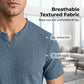 👔🌬️ PROMO LIMITÉE 50% ! Chemise Homme Col en V – Coupe Slim, Tissu Texturé Respirant, 6 Couleurs, 5 Tailles, Polyvalente & Élégante 🌀