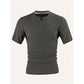 👔🌬️ PROMO LIMITÉE 50% ! Chemise Homme Col en V – Coupe Slim, Tissu Texturé Respirant, 6 Couleurs, 5 Tailles, Polyvalente & Élégante 🌀