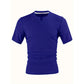 👔🌬️ PROMO LIMITÉE 50% ! Chemise Homme Col en V – Coupe Slim, Tissu Texturé Respirant, 6 Couleurs, 5 Tailles, Polyvalente & Élégante 🌀
