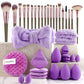 💄✨ PROMO LIMITÉE 50% ! Ensemble Pinceaux & Éponges de Maquillage (40 ou 51 Pièces) – Tout-en-Un, Doux, Économiseur de Produit, 5 Kits Couleurs au Choix 🎨