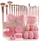 💄✨ PROMO LIMITÉE 50% ! Ensemble Pinceaux & Éponges de Maquillage (40 ou 51 Pièces) – Tout-en-Un, Doux, Économiseur de Produit, 5 Kits Couleurs au Choix 🎨