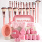 💄✨ PROMO LIMITÉE 50% ! Ensemble Pinceaux & Éponges de Maquillage (40 ou 51 Pièces) – Tout-en-Un, Doux, Économiseur de Produit, 5 Kits Couleurs au Choix 🎨
