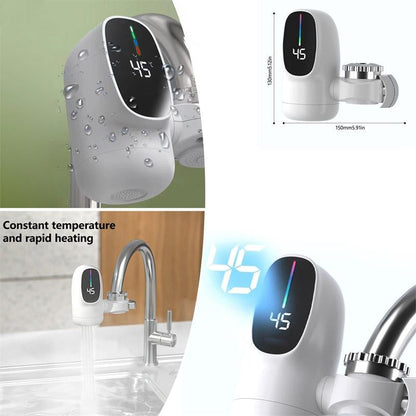 🚰✨ PROMO FLASH 50% ! Chauffe-Eau Instantané d'Évier – 3400W, Affichage Numérique, Installation Facile, Économie d'Énergie, Parfait pour Cuisine/Salle de Bain ✨